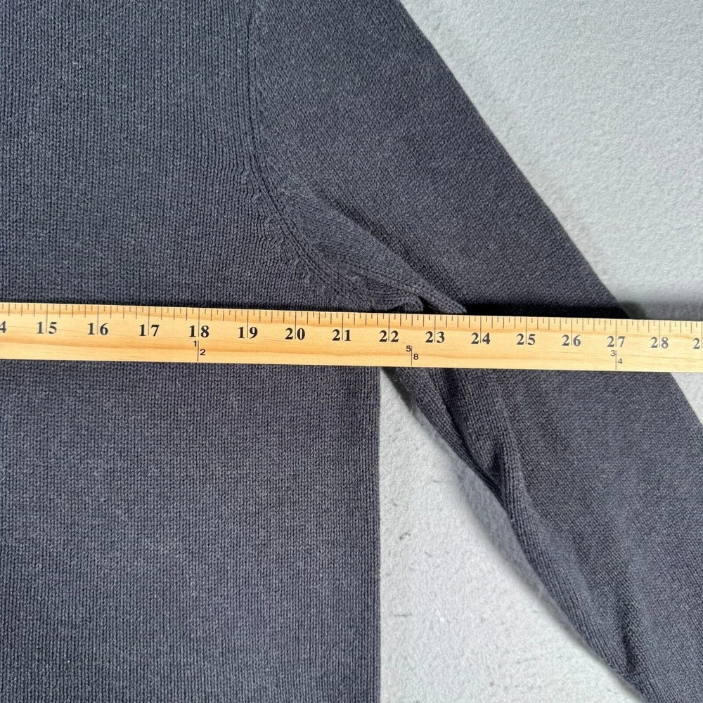Carbon 2 Cobalt Quarter Zip Knit Sweater Mens Large Blue Pullover‎ Long Sleeve